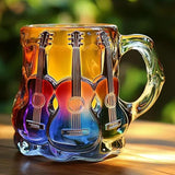 Artisan Becher mit 3D-Gitarren Kunstwerk