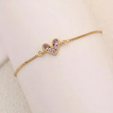 Armband „Rosé Liebe“ | Gold