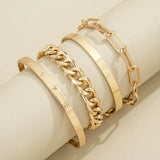 Armband-Set „Goldene Harmonie“
