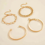 Armband-Set „Goldene Harmonie“