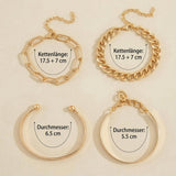 Armband-Set „Goldene Harmonie“