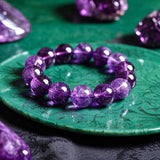Armband „Valeria“ mit lila Perlen