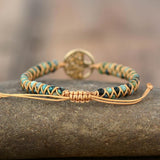 Lebensbaum-Armband mit Jaspis