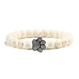 Armband mit Pfotenperlen