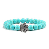 Armband mit Pfotenperlen