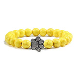 Armband mit Pfotenperlen