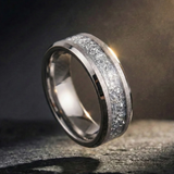 Aureum Silver – Ring aus Wolframkarbid