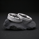 Aureum Silver – Ring aus Wolframkarbid
