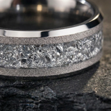 Aureum Silver – Ring aus Wolframkarbid