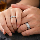 Aureum Silver – Ring aus Wolframkarbid