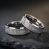Aureum Silver – Ring aus Wolframkarbid