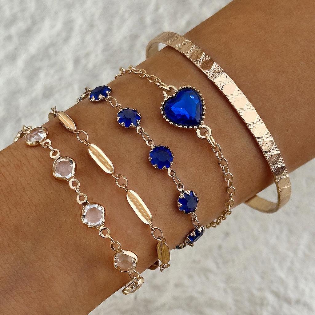 Armband-Set Aveline Northblue | Gold