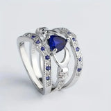 Ring-Set Azura „Ewiger Glanz“ | Weißgold