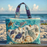 Handgefertigte Stepptasche – Liebe zu Schildkröten