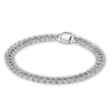 Breites goldenes Panzerkettenarmband