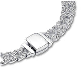 Breites goldenes Panzerkettenarmband