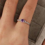 Ring Brigitte mit Amethyst