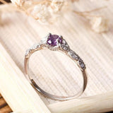 Ring Brigitte mit Amethyst