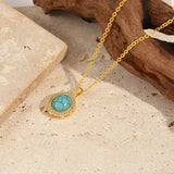 Halskette „Azurblüte“ Calysse | Gold
