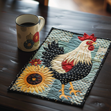 Gesteppte Tischsets – mit Huhn
