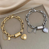 Breites Armband in Gold