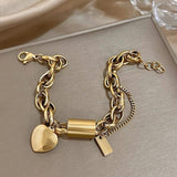 Breites Armband in Gold