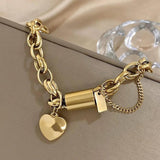 Breites Armband in Gold