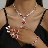 Dreiteiliges Braut-Schmuckset