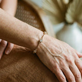 Elegantes Armband mit Zirkonia in Gold