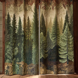 Gesteppte Vorhänge – Wald