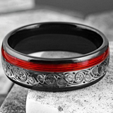 Flamme – Ring aus Wolframkarbid