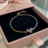 Armband „Flieder Liebe“ | Gold