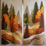Gesteppte Vorhänge – Wald