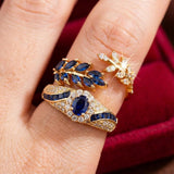 Goldenes Ring-Set Abellissa