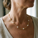 Goldkette mit Perle
