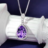 Halskette Ivonne mit Amethyst