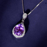 Halskette Ivonne mit Amethyst