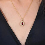 Halskette Kavella Solcrimson | Gold