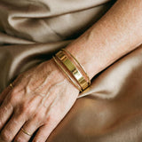Klassisches goldenes Armband