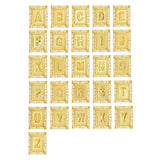 Kreuzkette mit Initiale | Gold