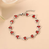 Armband Ophelyra Garnetelle | Weißgold
