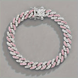 Panzerkettenarmband „Arktisches Rosé“
