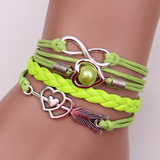 Retro-Armband im Rosenkranz-Stil