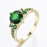 Ring in Gold mit Smaragd