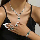 Schmuckset Adriana Lysandra | Weißgold