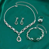 Schmuckset Adriana Lysandra | Weißgold