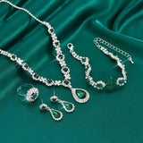 Schmuckset Adriana Lysandra | Weißgold