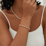 Tennisarmband in Gold