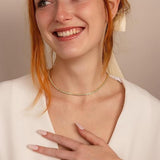 Tenniskette in Gold
