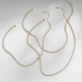 Tenniskette in Gold